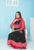 Party Wear Pinked and Black