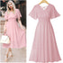 Women's plus size chiffon dress