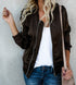 Women Leisure Fashion Feather Jacket