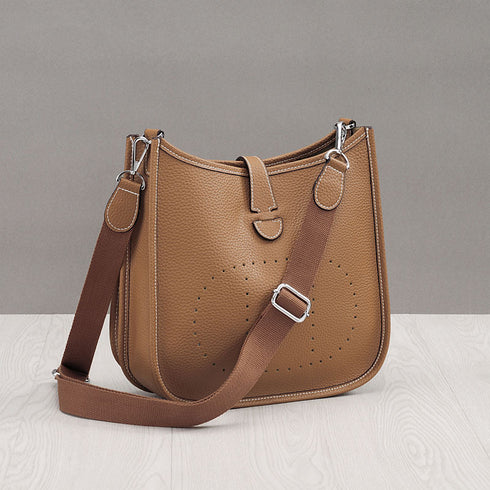 Genuine Leather Crossbody Shoulder Bag