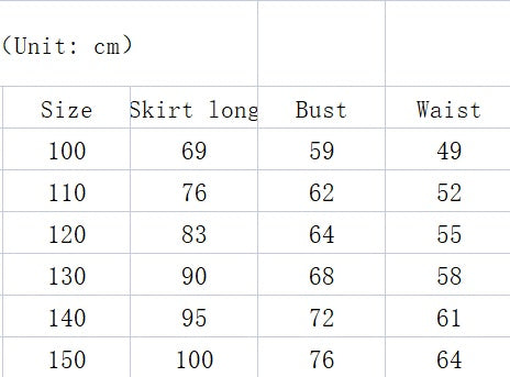 Halloween Costume Kids' Skirt Witch Costume