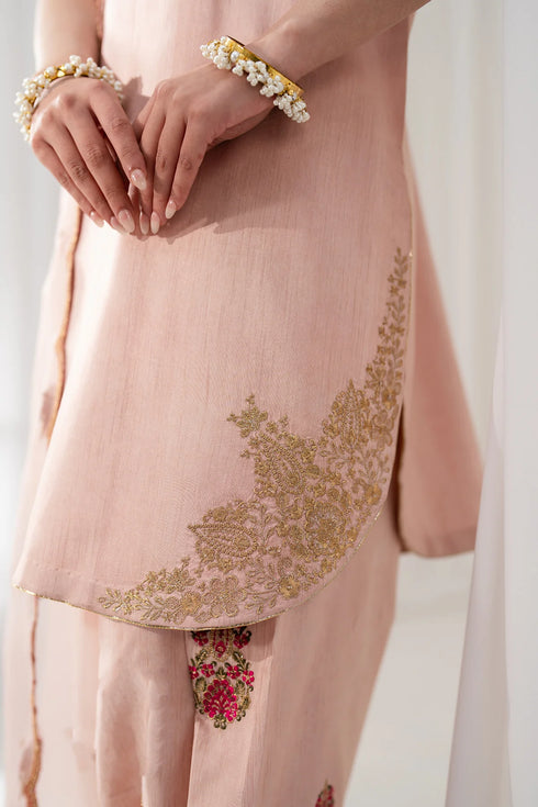 EMBROIDERED RAW SILK SF-4136