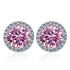 925 Sterling Silver Stud Earrings 1 Karat Moissanite