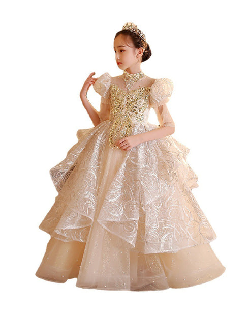 Children Birthday Princess Little Girl Host Children Dress