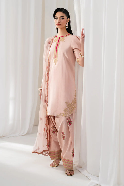 EMBROIDERED RAW SILK SF-4136