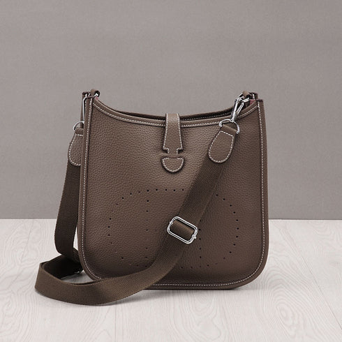 Genuine Leather Crossbody Shoulder Bag