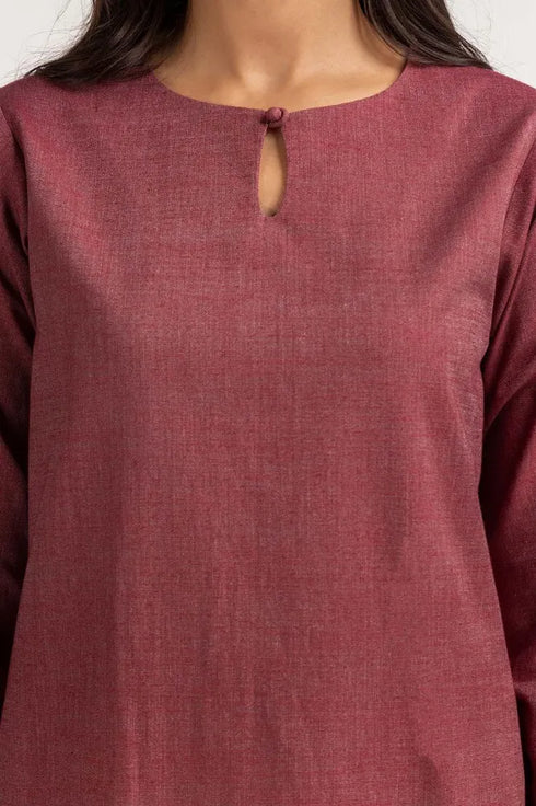 Dyed Yarn Cotton Embroidered Shirt Glw-23-104