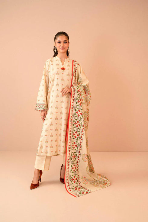 Stitched by Women Dresses | 3 Piece - Printed Suit - 42303283