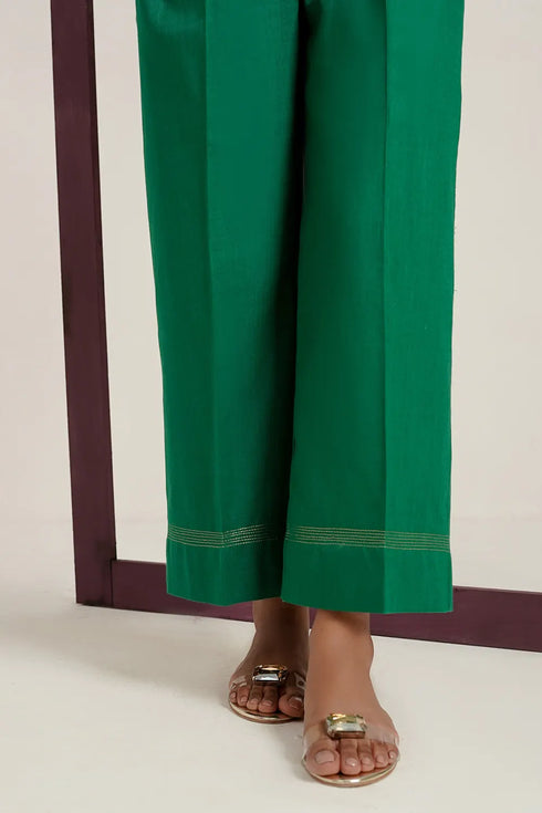 Cross Slub Block Print Shirt And Dyed Trouser IPST-44266