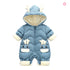 Baby Winter Snowsuit Plus Velvet Jumpsuit