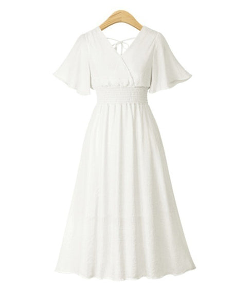 Women's plus size chiffon dress