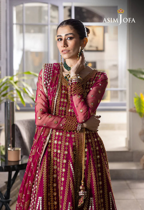 AJJH-08 EMBROIDERED ORGANZA 3 PCS