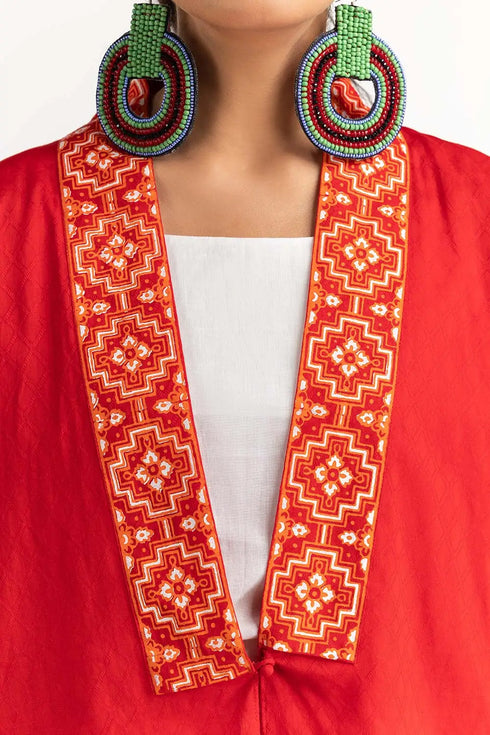 Dobby Screen Printed Kurti GLS-23-225