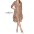 European And American Large Size Lace Two-piece Elegant Party Dress