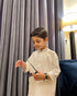 Off White - Kurta Trouser - Kidswear - 2PC