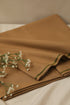 Camel Unstitched Suit - Blended - Men