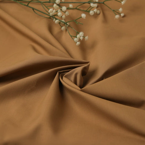 Camel Unstitched Suit - Blended - Men