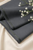 Charcoal Grey Unstitched Suit - Blended - Men