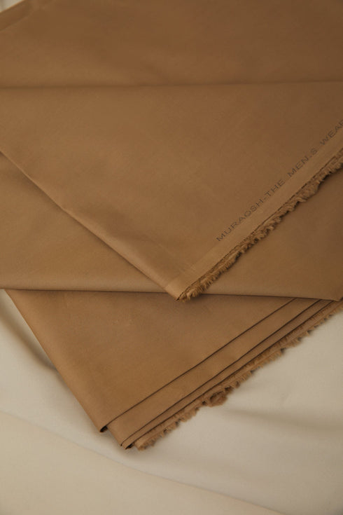 Camel Soft Cotton Unstitched - Menswear