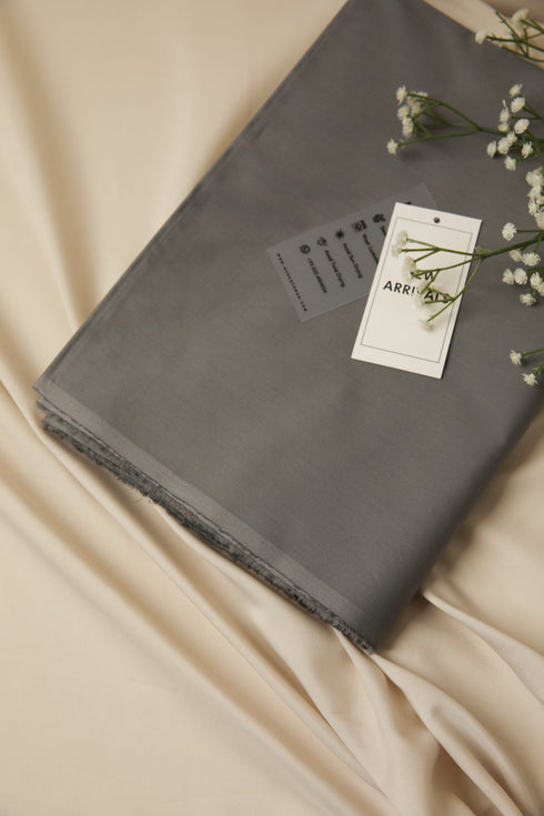 Light Grey Soft Cotton Unstitched - Menswear