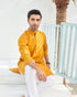 Mustard Cotton Kurta Trouser