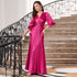 Slim Fit Lantern Sleeve Evening Dress Plus Size Party Party Dress