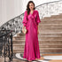 Slim Fit Lantern Sleeve Evening Dress Plus Size Party Party Dress