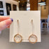 925 Silver Pin Earrings Women