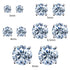 925 Silver Moissanite Stud Earrings Classic Four-claw D Color Single Stone Earrings