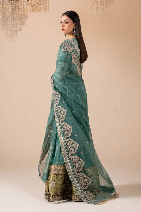 3 Piece Embroidered Velvet Suit