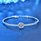925 Sterling Silver Round Bag Bracelet Ladies Korean Fashion Moissanite Student Jewelry