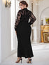 Muslim Dress European And American Large-size Dress Women
