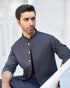 Charcoal Grey Shalwar Kameez and Waistcoat - 3PC