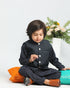 Charcoal Grey Shalwar Kameez and Waistcoat - 3PC