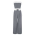 Contrast Color Vest Wide-leg Suit Pants Fashion Casual Two-piece Suit