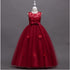 Fashion Children's Long Summer Piano Performance Costume Dress