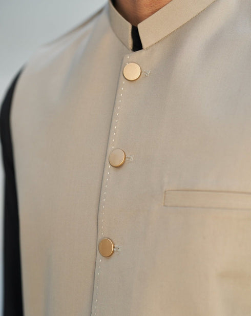 Beige Waistcoat
