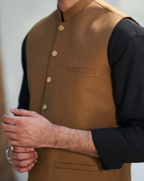 Camel Waistcoat