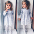 Floral Girl Dress Childrens Clothing Lace Summer