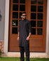 Crow Black - Kurta Trouser/Shalwar - 2PC