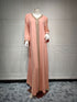 Summer Bronzing Muslim Dubai Gown