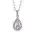 Fashion Water Drop 1 Carat Moissanite Necklace