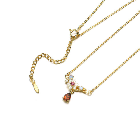 Moissanite Natural Shell Necklace