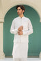 Off White Kameez Shalwar with Waistcoat - Men - 3PC - FE