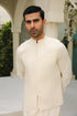 Bosky White Kameez Shalwar & Waistcoat - Men - 3 Piece