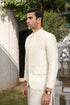 Bosky White Embroidered Princecoat Set - 3PC Designerwear