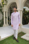 Lilac Kameez Shalwar/Trousers - Men - Plain