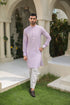 Lilac Kameez Shalwar/Trousers - Men - Plain