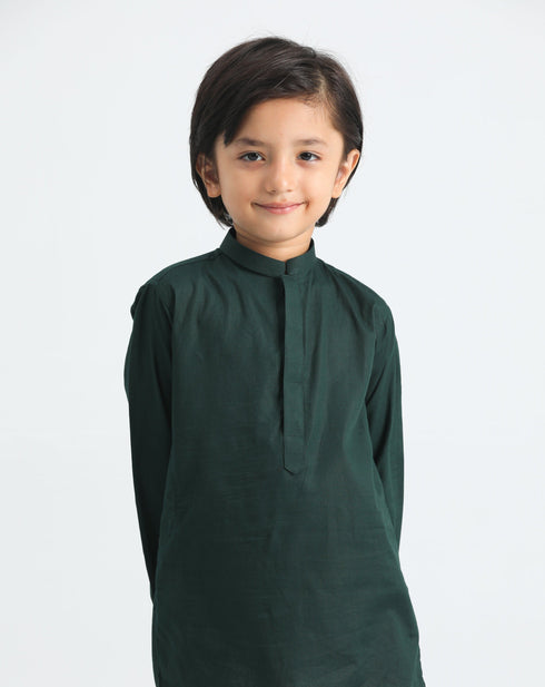 Pine Cotton Kurta Trouser