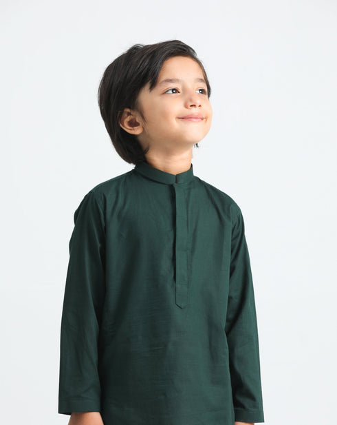 Pine Cotton Kurta Trouser